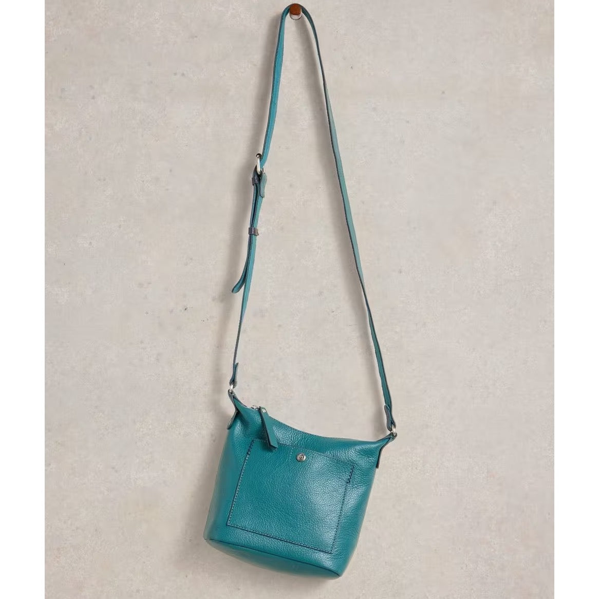 White Stuff Womens Mini Fern Crossbody Bag 441118 Teal Accessories ONE SIZE / Teal
