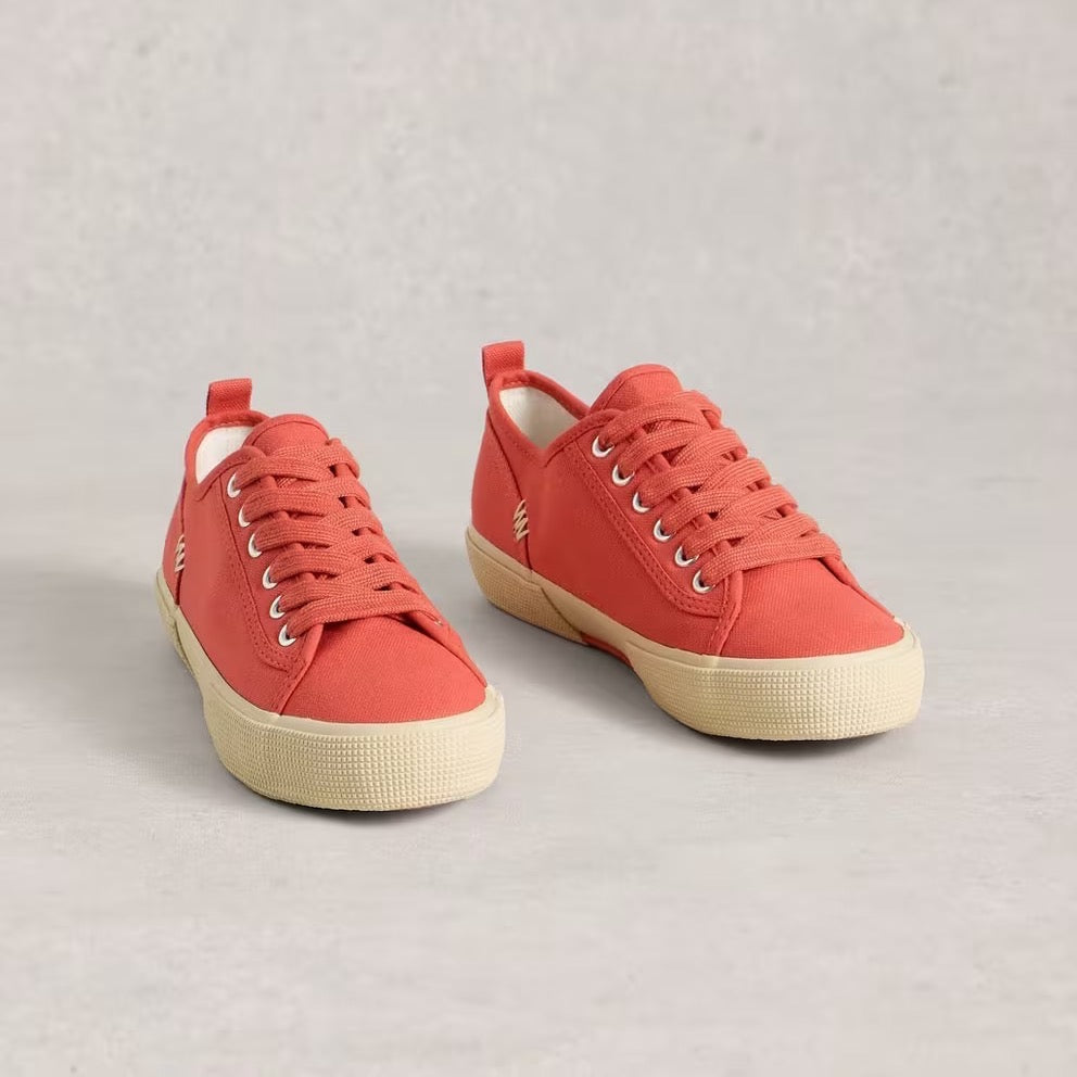 White Stuff Womens Pippa Canvas Shoe 445069 Coral