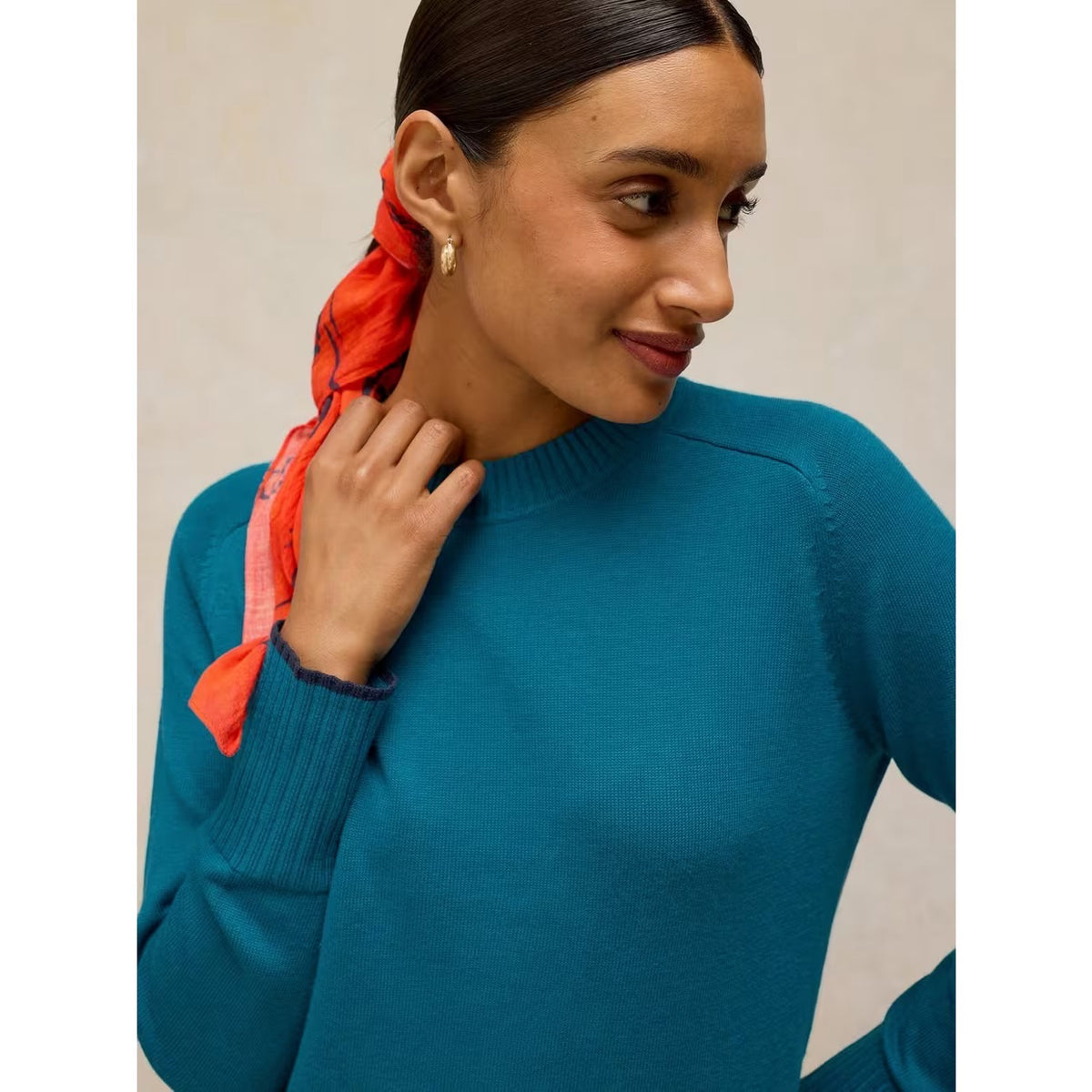 White Stuff Womens Sienna Jumper 446713 Mid Teal Clothing UK8 / Teal,UK10 / Teal,UK12 / Teal,UK14 / Teal,UK16 / Teal,UK18 / Teal