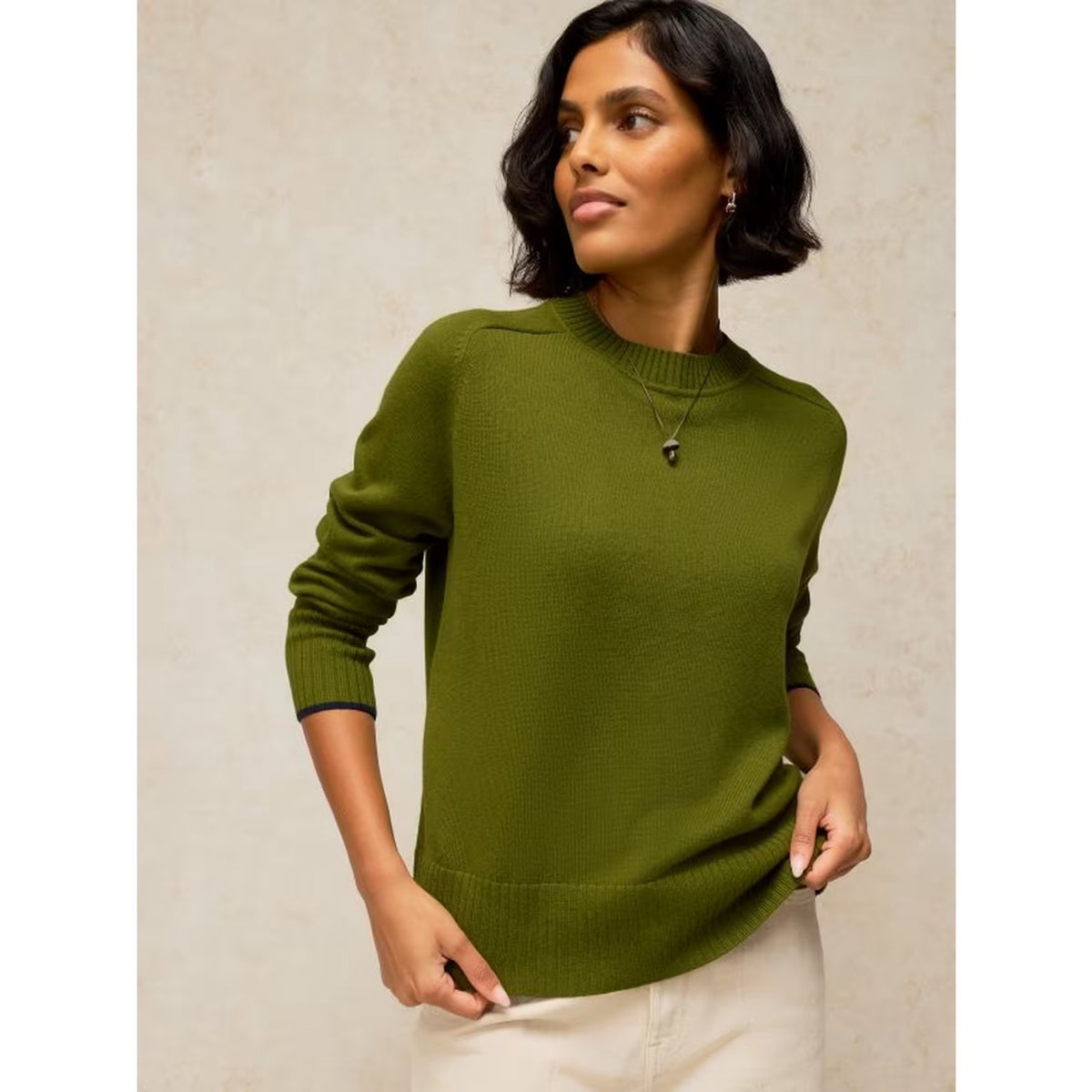 White Stuff Womens Sienna Jumper 447456 Mid Green Clothing UK8 / Green,UK10 / Green,UK12 / Green,UK14 / Green,UK16 / Green,UK18 / Green