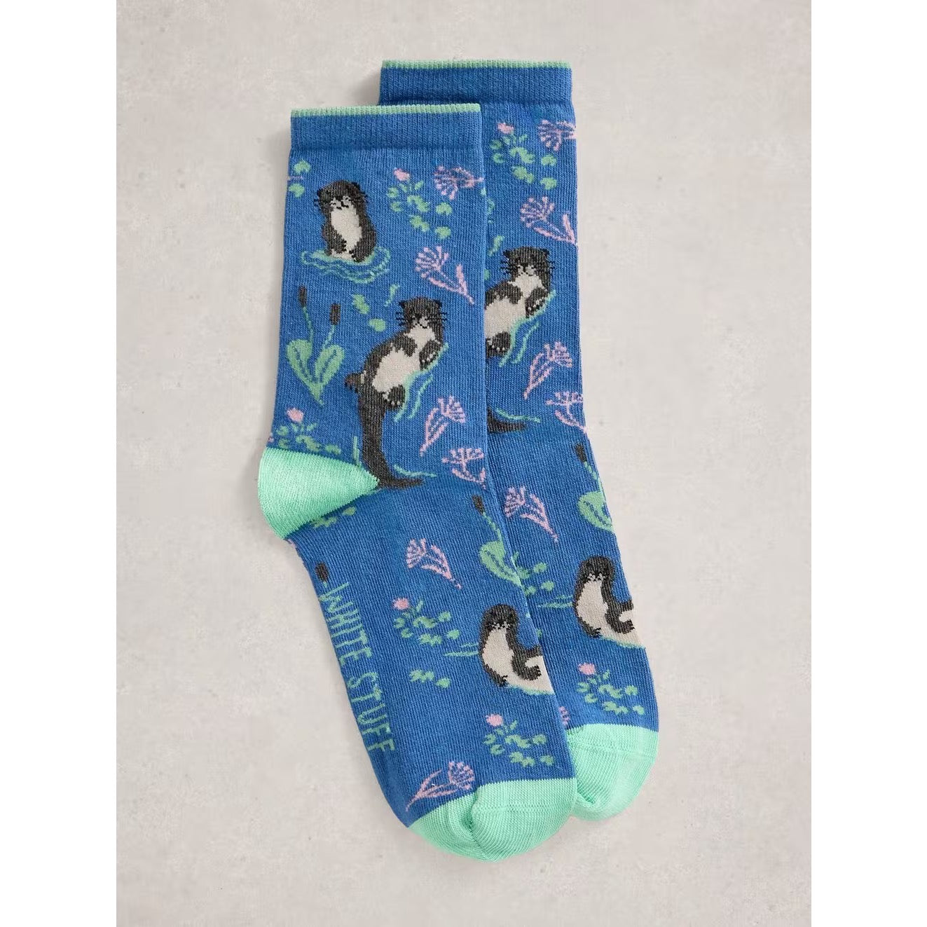 White Stuff Womens Socks 444136 Blue Otter Clothing UK3-5 / Blue,UK6-8 / Blue