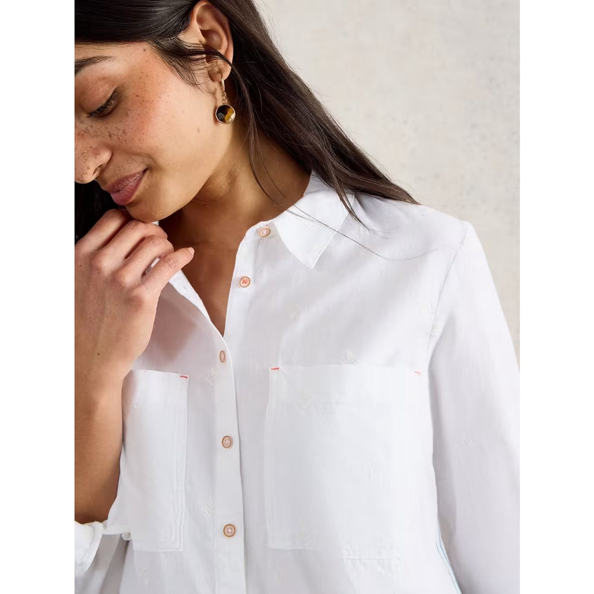 White Stuff Womens Sophie Shirt 442783 Cream Clothing UK10 / Cream,UK12 / Cream,UK14 / Cream,UK16 / Cream