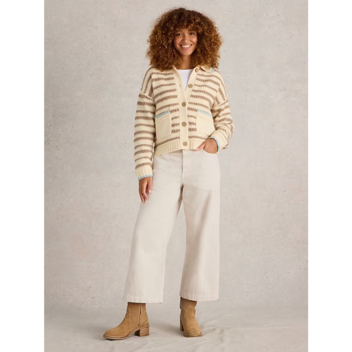 White Stuff Womens Tia Crop Jeans 441459 Natural Clothing UK8 REG / Natural,UK10 REG / Natural,UK12 REG / Natural,UK14 REG / Natural,UK16 REG / Natural