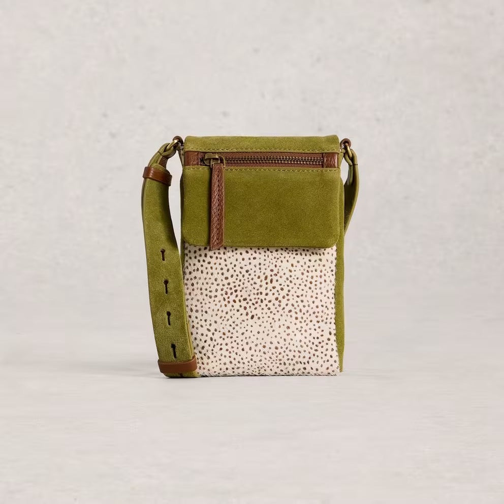 White Stuff Womens Tiggy Phone Bag 445110 Green Accessories ONE SIZE / Green