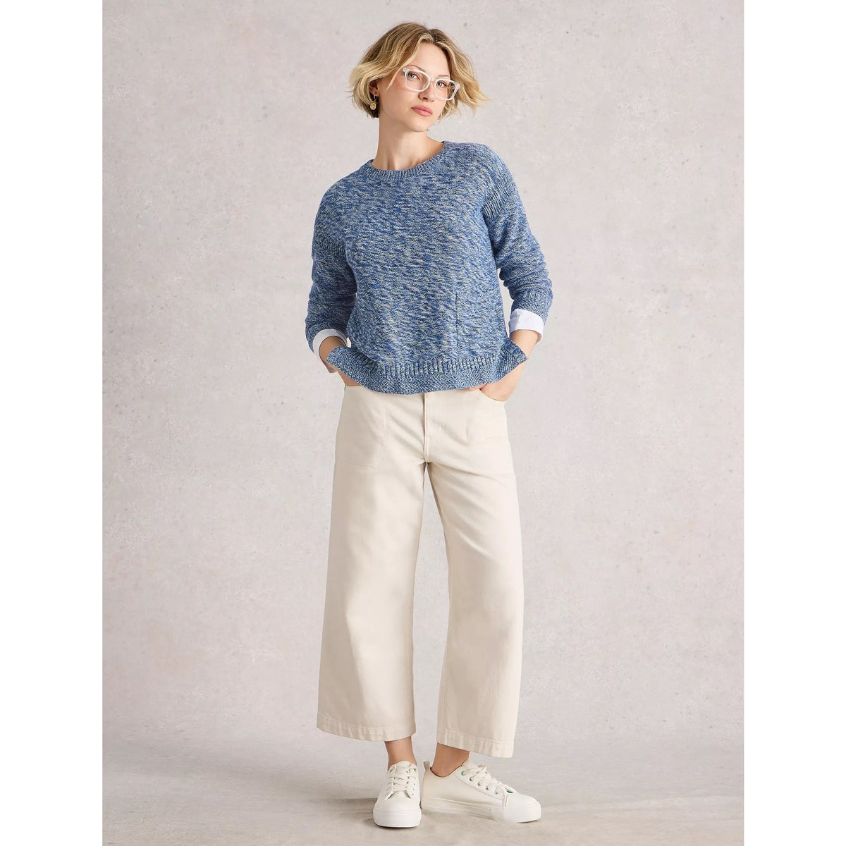 White Stuff Womens Victoria Jumper 444054 Blue Clothing UK8 / Blue,UK10 / Blue,UK12 / Blue,UK14 / Blue,UK16 / Blue,UK18 / Blue