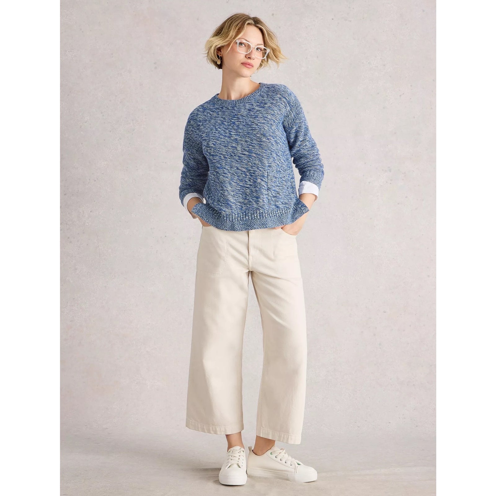 White Stuff Womens Victoria Jumper 444054 Blue Clothing UK8 / Blue,UK10 / Blue,UK12 / Blue,UK14 / Blue,UK16 / Blue,UK18 / Blue