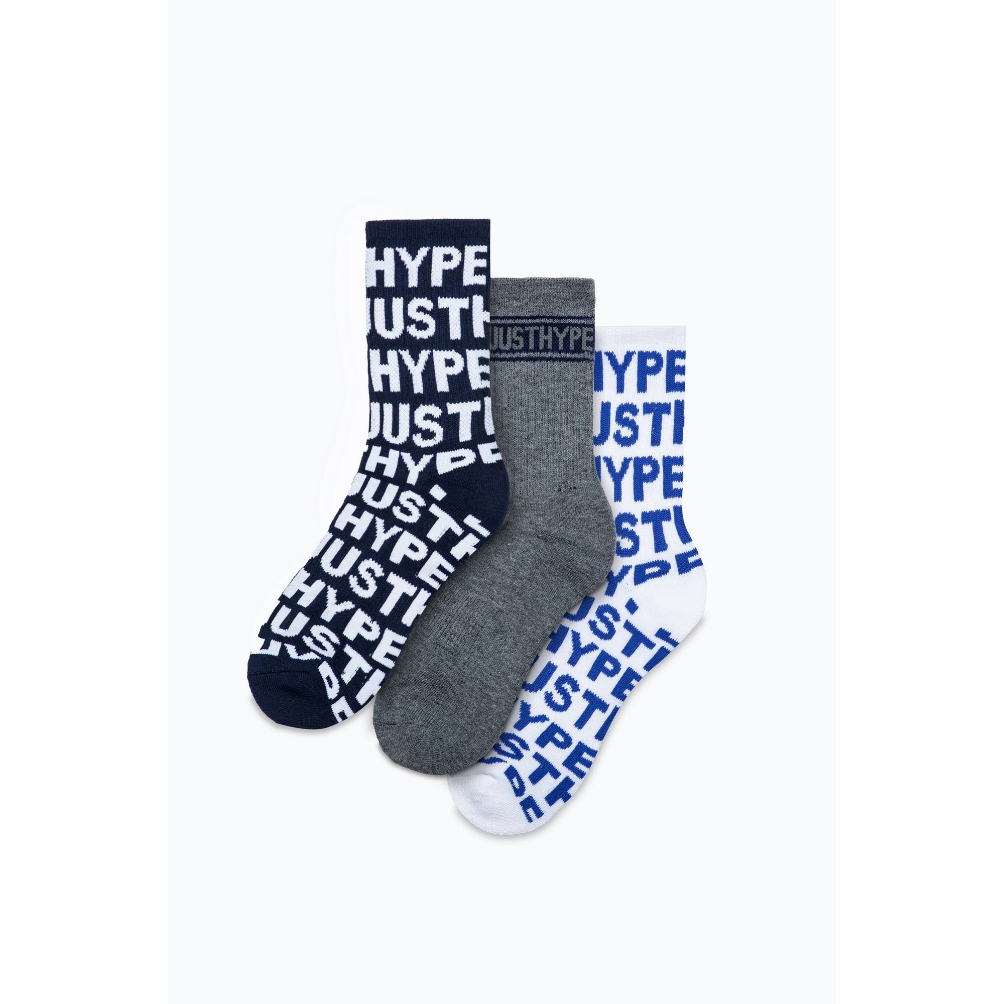 Hype 3 Pack Socks Twbt314 Navy Clothing UK12.5-3.5 / Navy,UK4-5.5 / Navy
