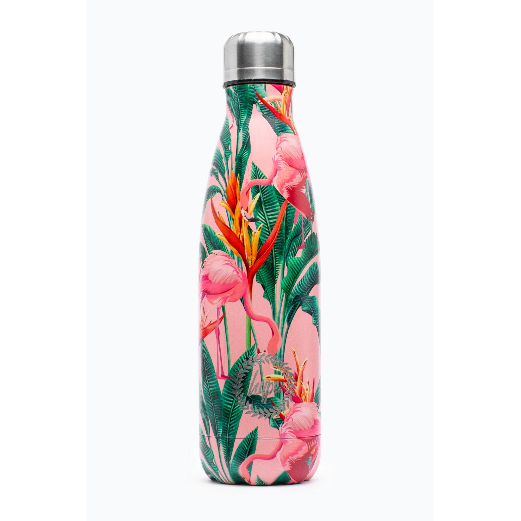 Hype Pink Flamingo Rainforest Bottle Twlg972 Accessories ONE SIZE / Pink