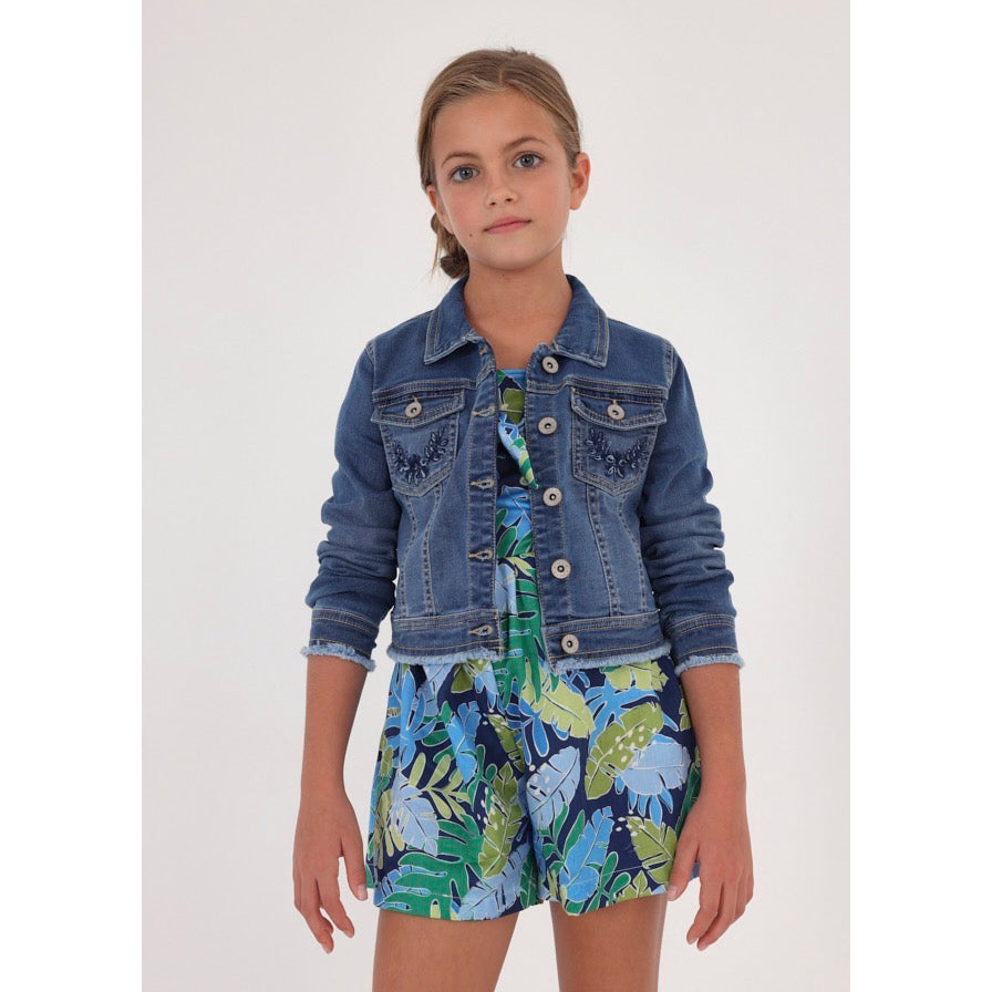 Older girls 2025 denim jacket