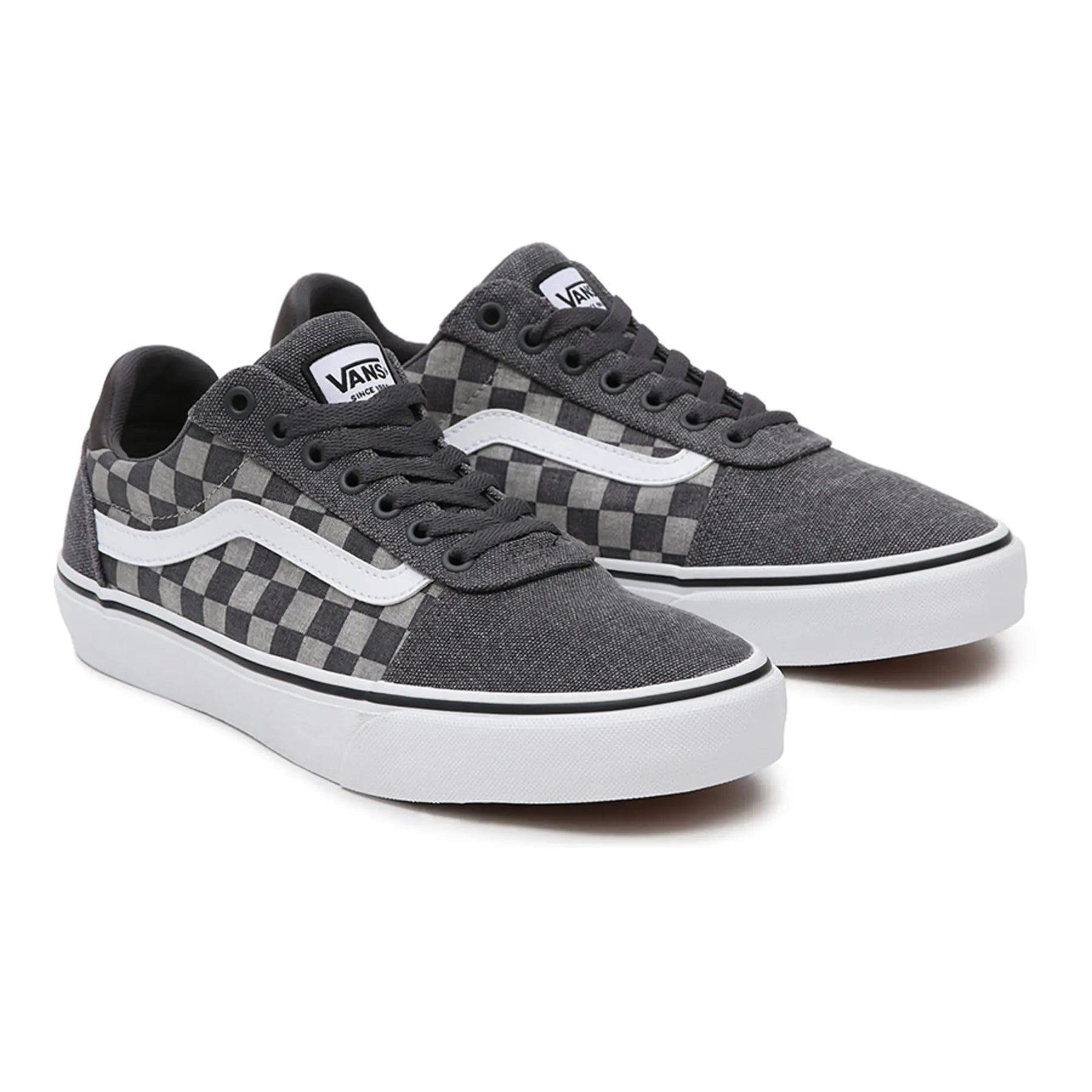 Vans ward grey hot sale white