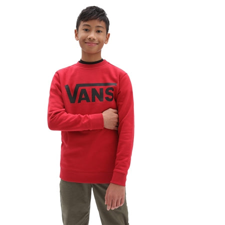 Vans Classic Crew Sweatshirt Vn0a36mz14a1 Red Clothing 11-12YRS / Red,13-14YRS / Red,15-16YRS / Red