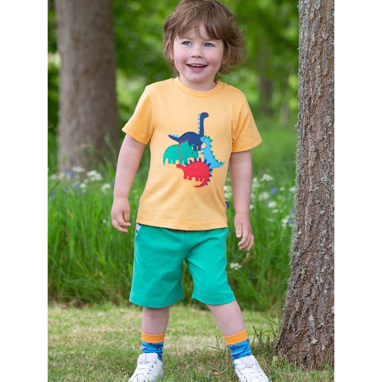 Kite Dino Play Infant T-Shirt 9591 Clothing 3-6M / Yellow,6-9M / Yellow,9-12M / Yellow,12-18M / Yellow,18-24M/2Y / Yellow,3YRS / Yellow,4YRS / Yellow,5YRS / Yellow
