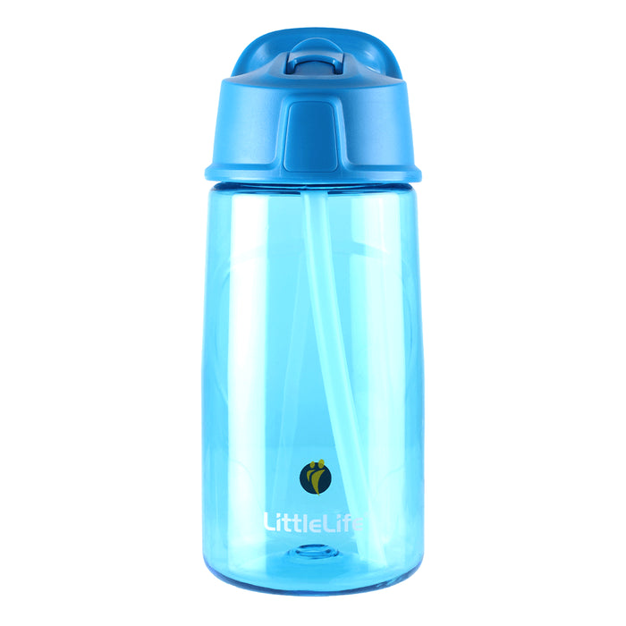 Littlelife Kids Flip Top Water Bottle L15170 Blue Accessories ONE SIZE / Blue