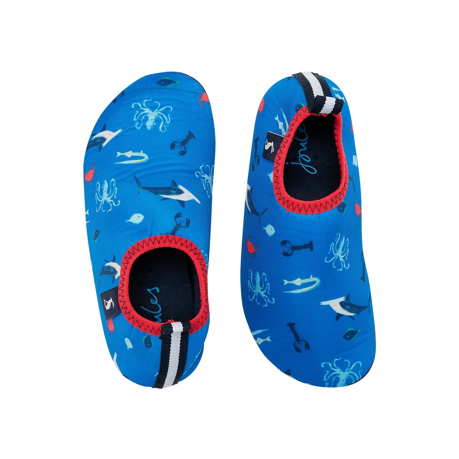 Joules Beacon Beach Shoes Sea Creatures Footwear UK8 INFANT / Blue,UK9 KIDS / Blue,UK10 KIDS / Blue,UK11 KIDS / Blue,UK12 KIDS / Blue,UK13 KIDS / Blue,UK1 KIDS / Blue,UK2 KIDS / Blue