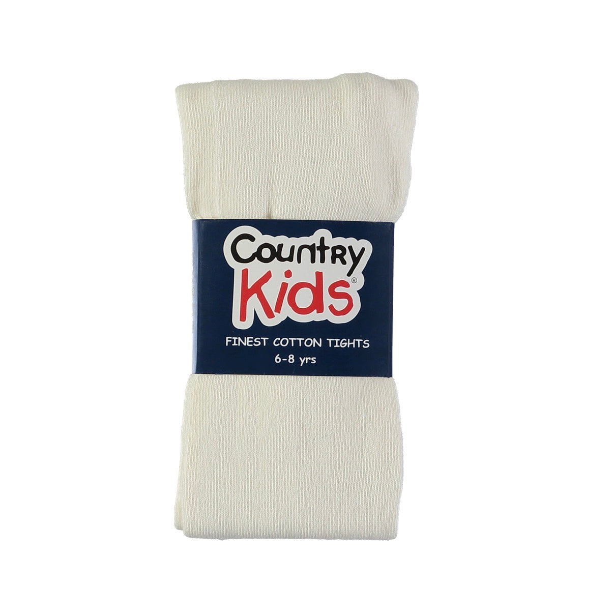 Country Kids Plain Tights Ivory Clothing 1-3YRS / Cream,3-5YRS / Cream,6-8YRS / Cream