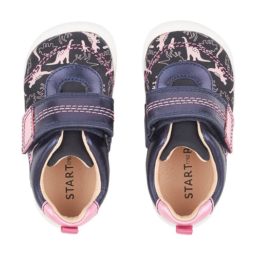 Startrite Footprint First Walker F Fit Pink Dino Footwear UK3 INFANT / Navy,UK4 INFANT / Navy,UK5 INFANT / Navy,UK6 INFANT / Navy