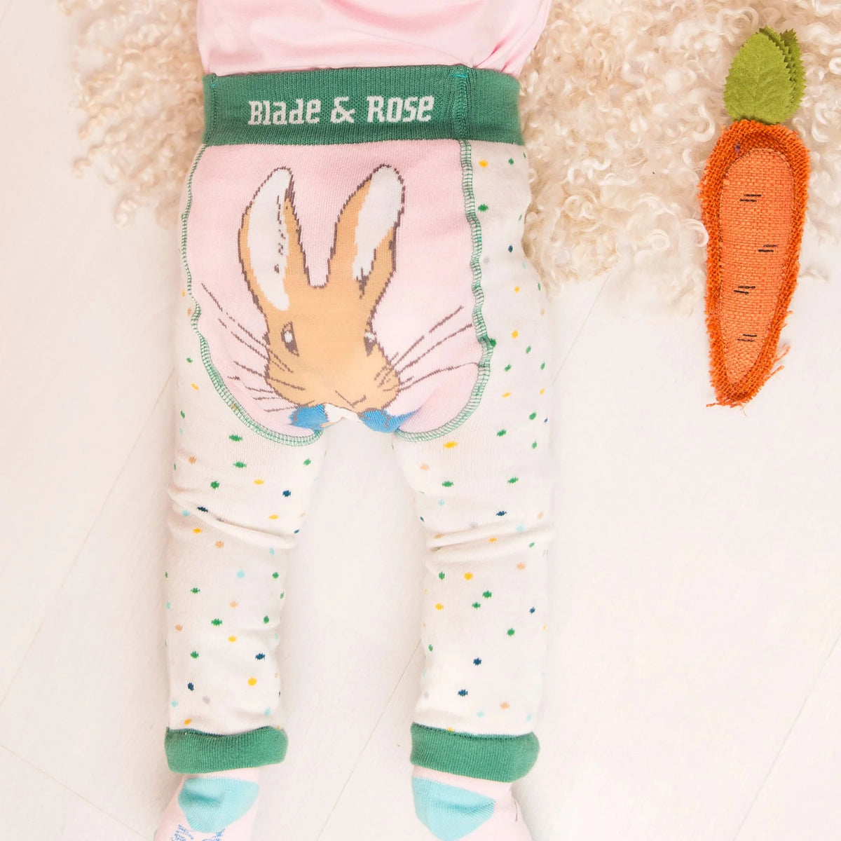 Blade &amp; Rose Peter Rabbit Pretty Garden Leggings Clothing 0-6M / Pale Pink,6-12M / Pale Pink,12-24M / Pale Pink