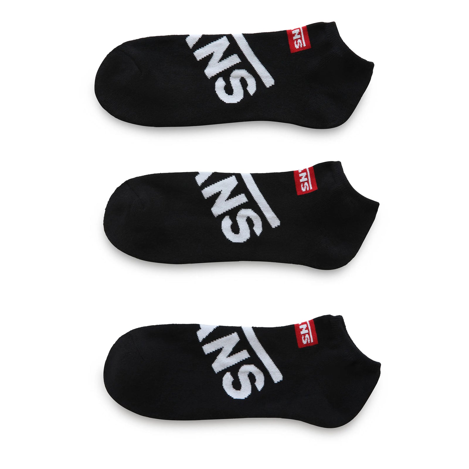 Vans Mens 3 Pack Socks Vn000tlujnh1 Black Clothing ONE SIZE / Black