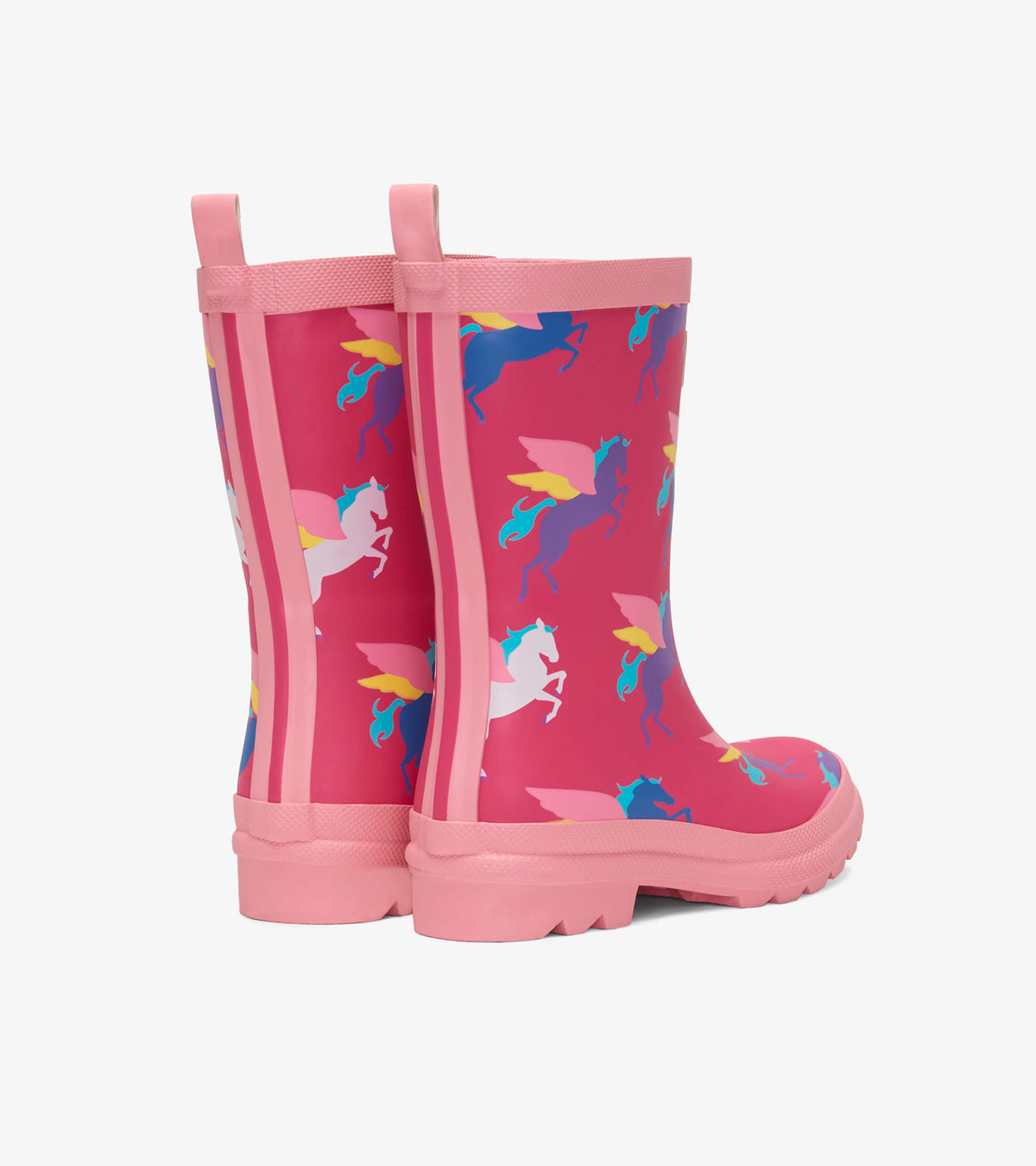 Hatley Graphic Pegasus Wellingtons S23gpk1367 Footwear UK7 INFANT / Pink,UK8 INFANT / Pink,UK9 KIDS / Pink,UK10 KIDS / Pink,UK11 KIDS / Pink,UK12 KIDS / Pink,UK13 KIDS / Pink