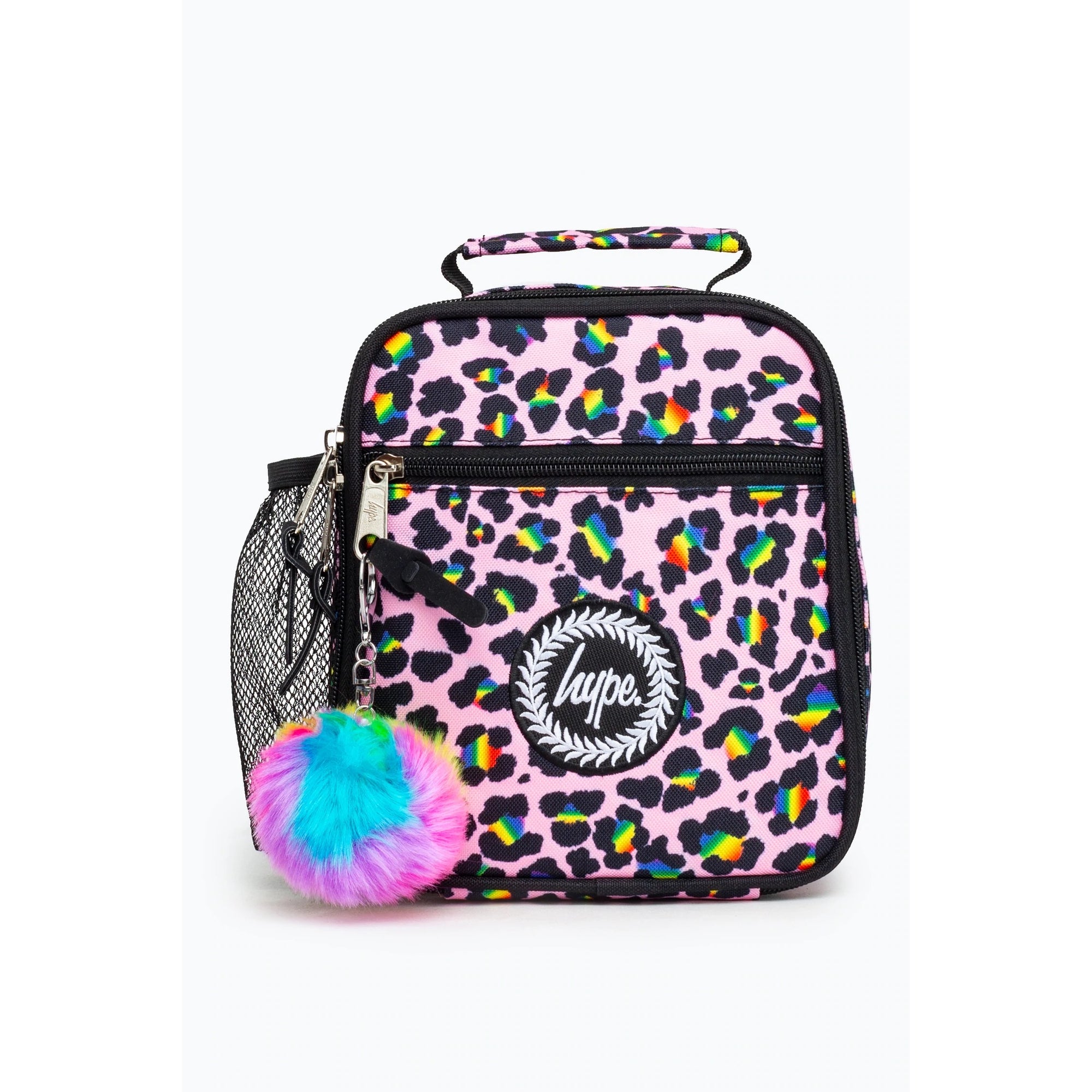 Hype Rainbow Leopard Lunch Bag Bts20503 Accessories ONE SIZE / Pink