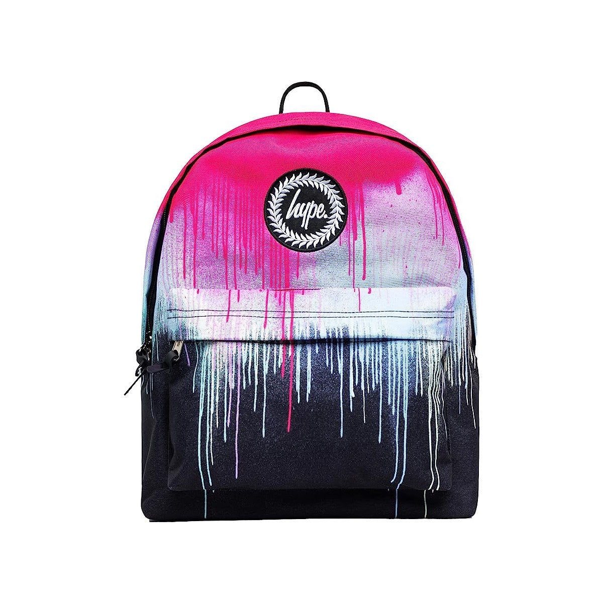 Hype Pink Drip Backpack Zumh601 Accessories ONE SIZE / Pink