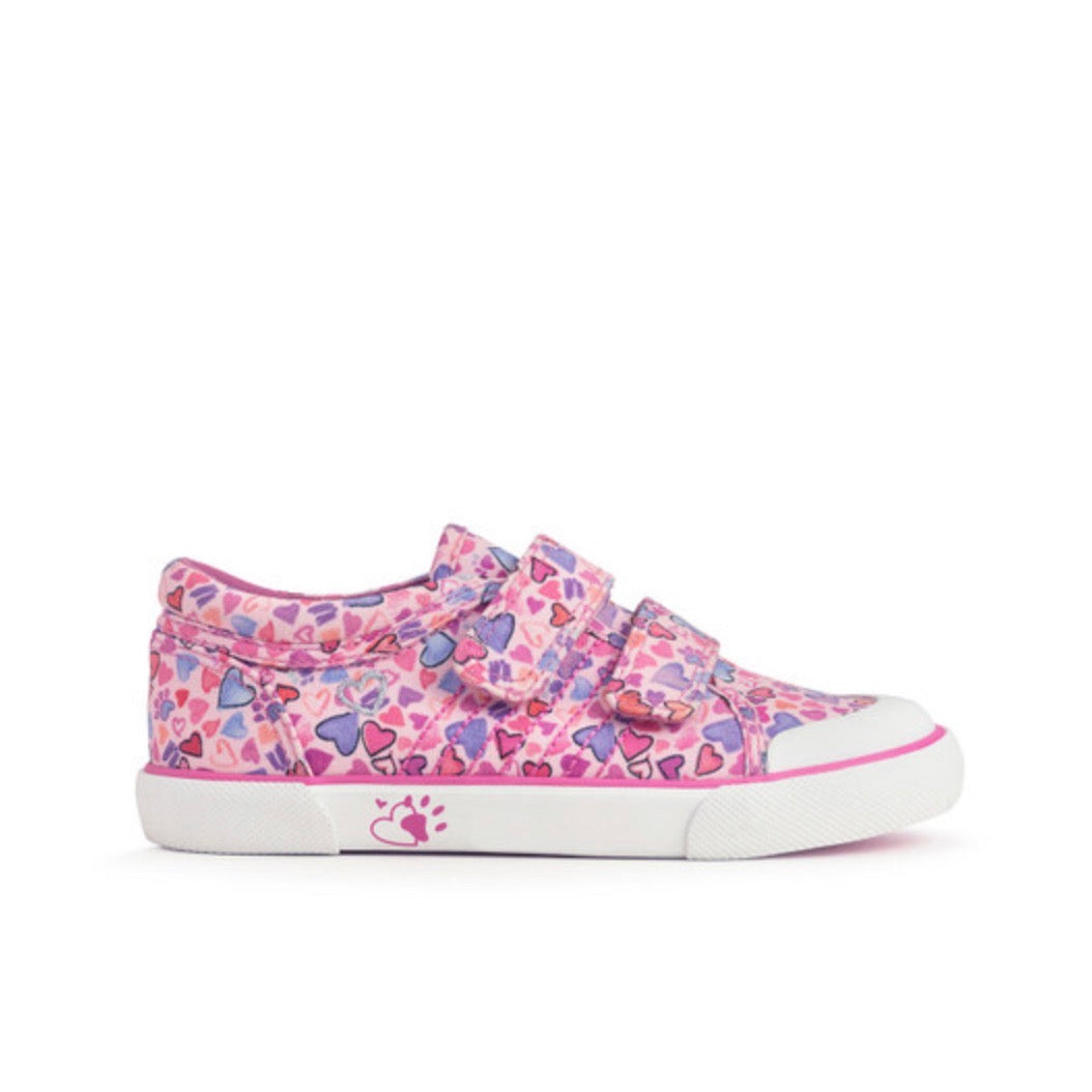 Startrite Loveheart Canvas Shoes 6193 Footwear UK4 INFANT / Pink,UK5 INFANT / Pink,UK6 INFANT / Pink,UK7 INFANT / Pink,UK8 INFANT / Pink,UK9 KIDS / Pink,UK10 KIDS / Pink,UK11 KIDS / Pink,UK12 KIDS / Pink,UK13 KIDS / Pink,UK1 KIDS / Pink