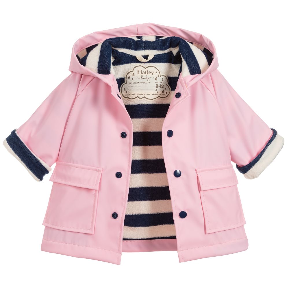 Hatley Infant Pink Raincoat Pgi1317 Koast Clothing