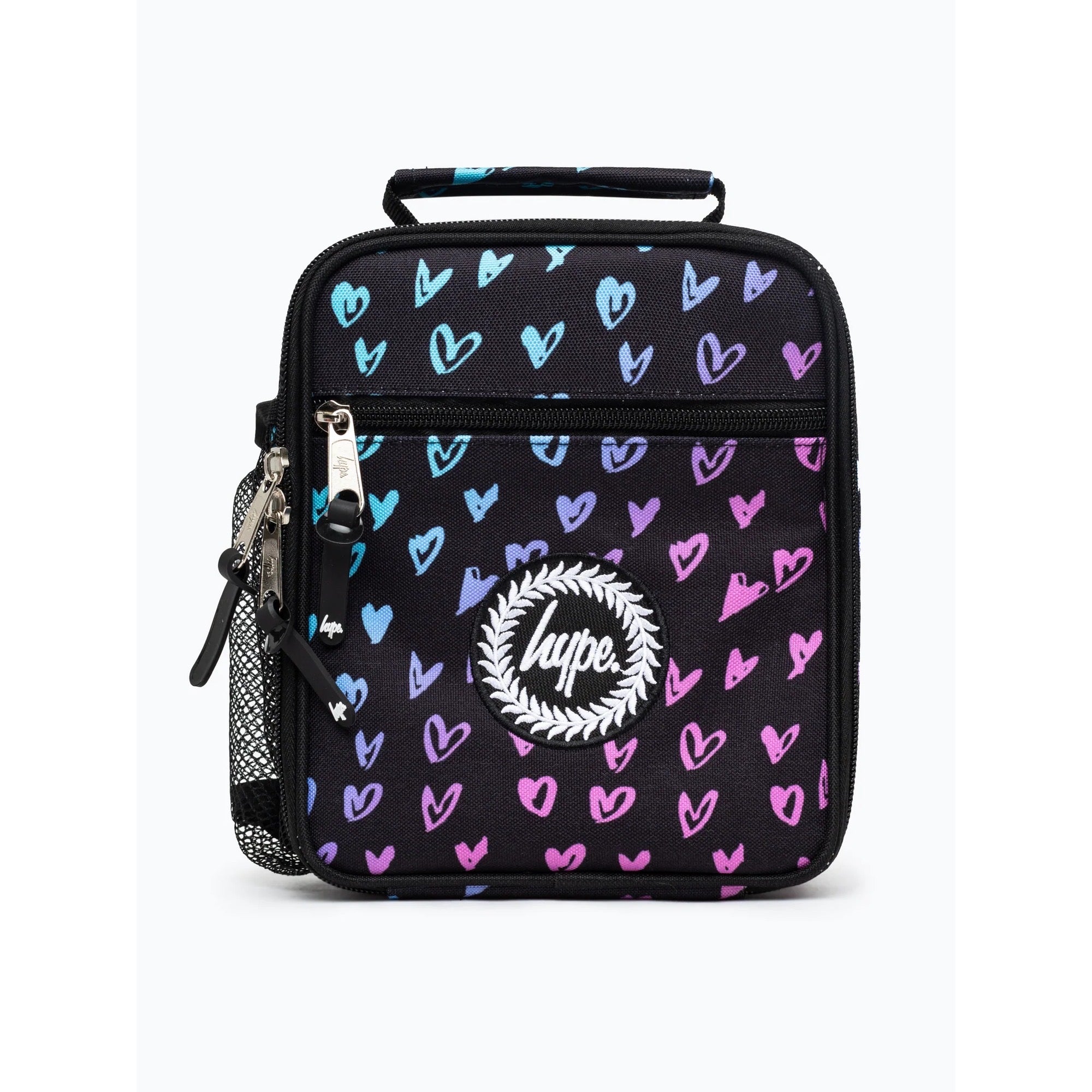 Hype Scribble Heart Lunch Bag Zumh623 Accessories ONE SIZE / Black