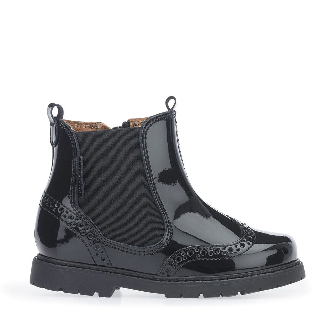 Startrite Black Patent Chelsea Boot 1445 Footwear UK10 KIDS / Black,UK11 KIDS / Black,UK12 KIDS / Black,UK13 KIDS / Black,UK3 KIDS / Black