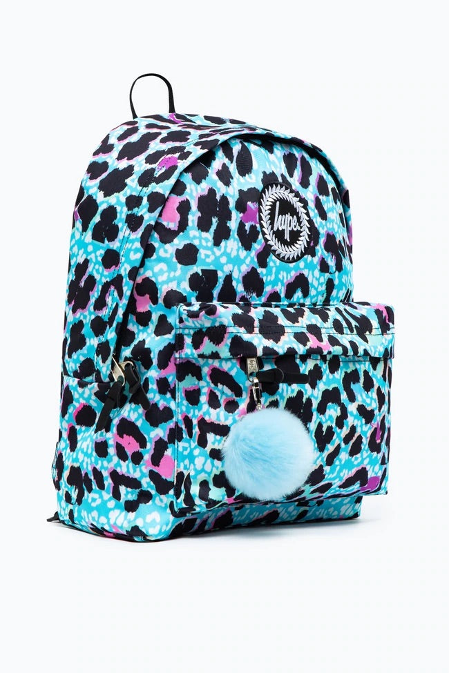 Hype leopard sale print backpack