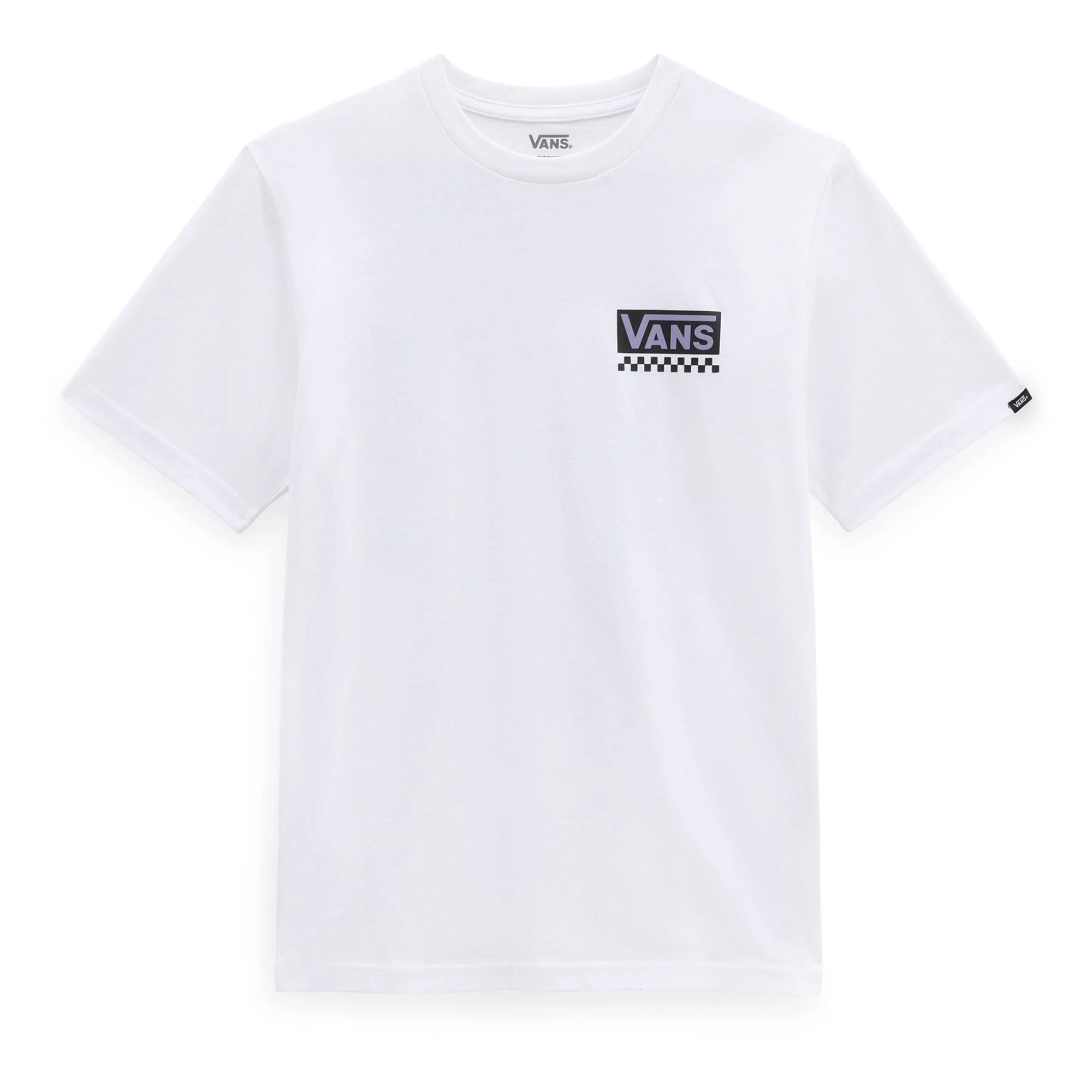 Vans Youth Global Stack T-Shirt Vn0009b1wht1 Clothing 10-11YRS / White,12-13YRS / White,14-15YRS / White