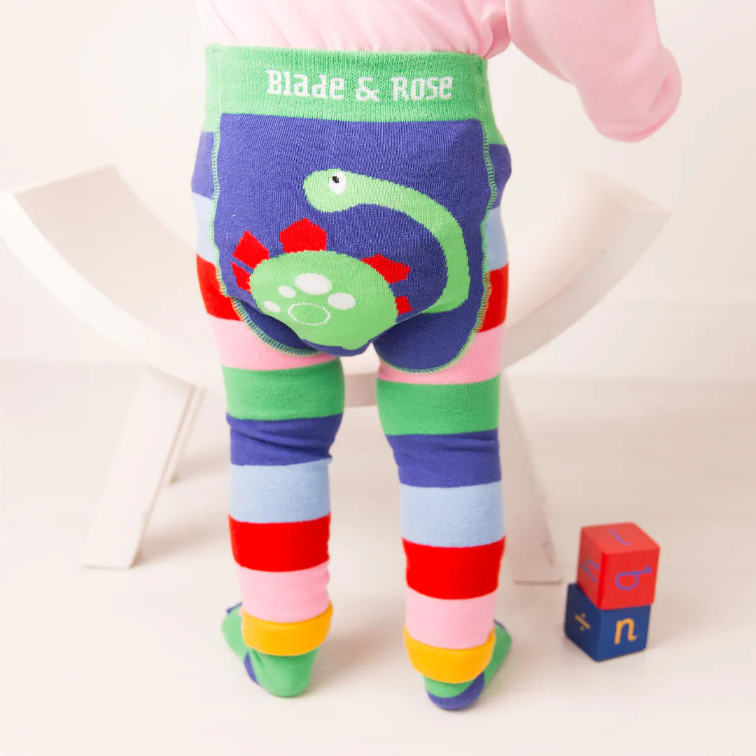 Blade & Rose Bright Dino Knitted Leggings Clothing 0-6M / Multi,6-12M / Multi,12-24M / Multi