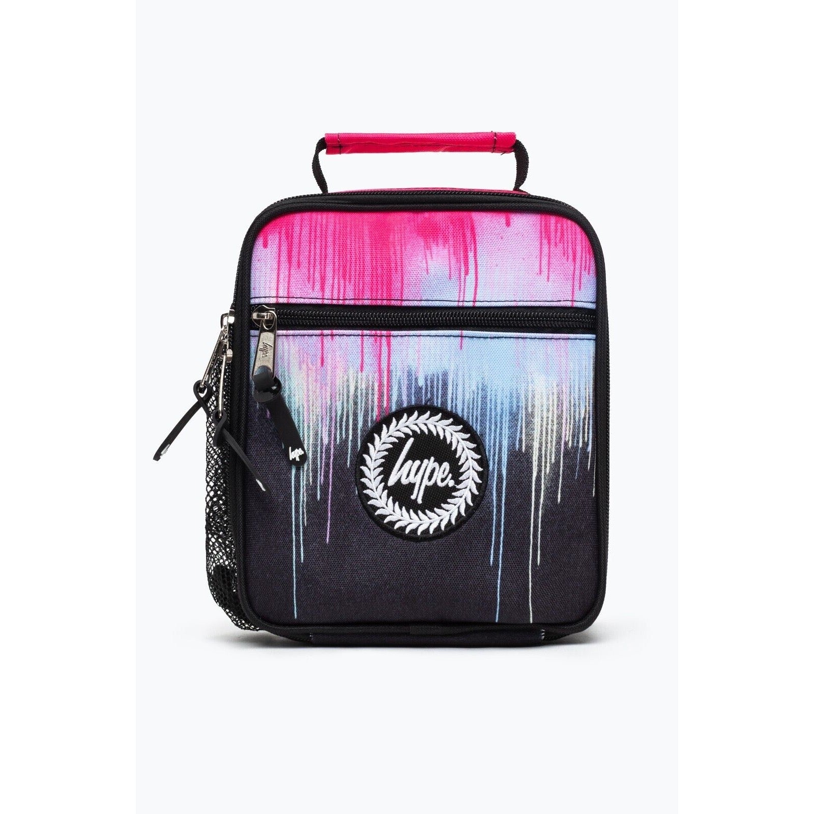 Hype Pink Drips Lunch Bag Zumh630 Accessories ONE SIZE / Pink