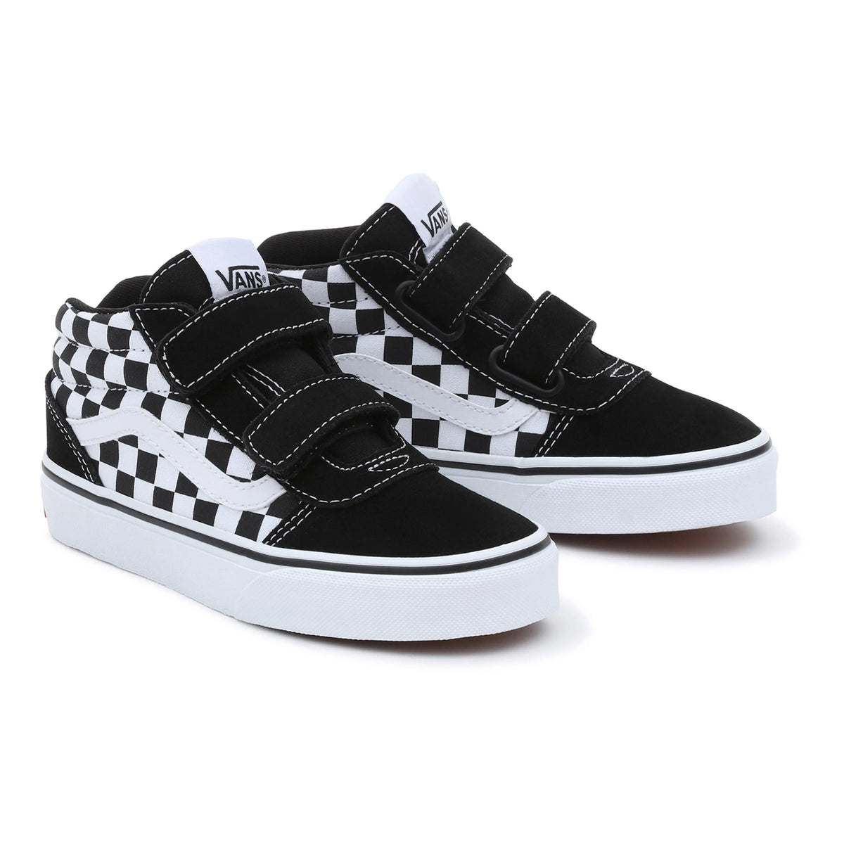 Vans Ward Mid Checker Vn0a5hz9ba21 Black White Footwear UK10 EU27 / Black,UK11 EU28 / Black,UK12 EU30 / Black,UK13 EU31 / Black,UK1 EU32 / Black,UK2 EU33 / Black,UK3 EU35 / Black,UK4 EU36.5 / Black