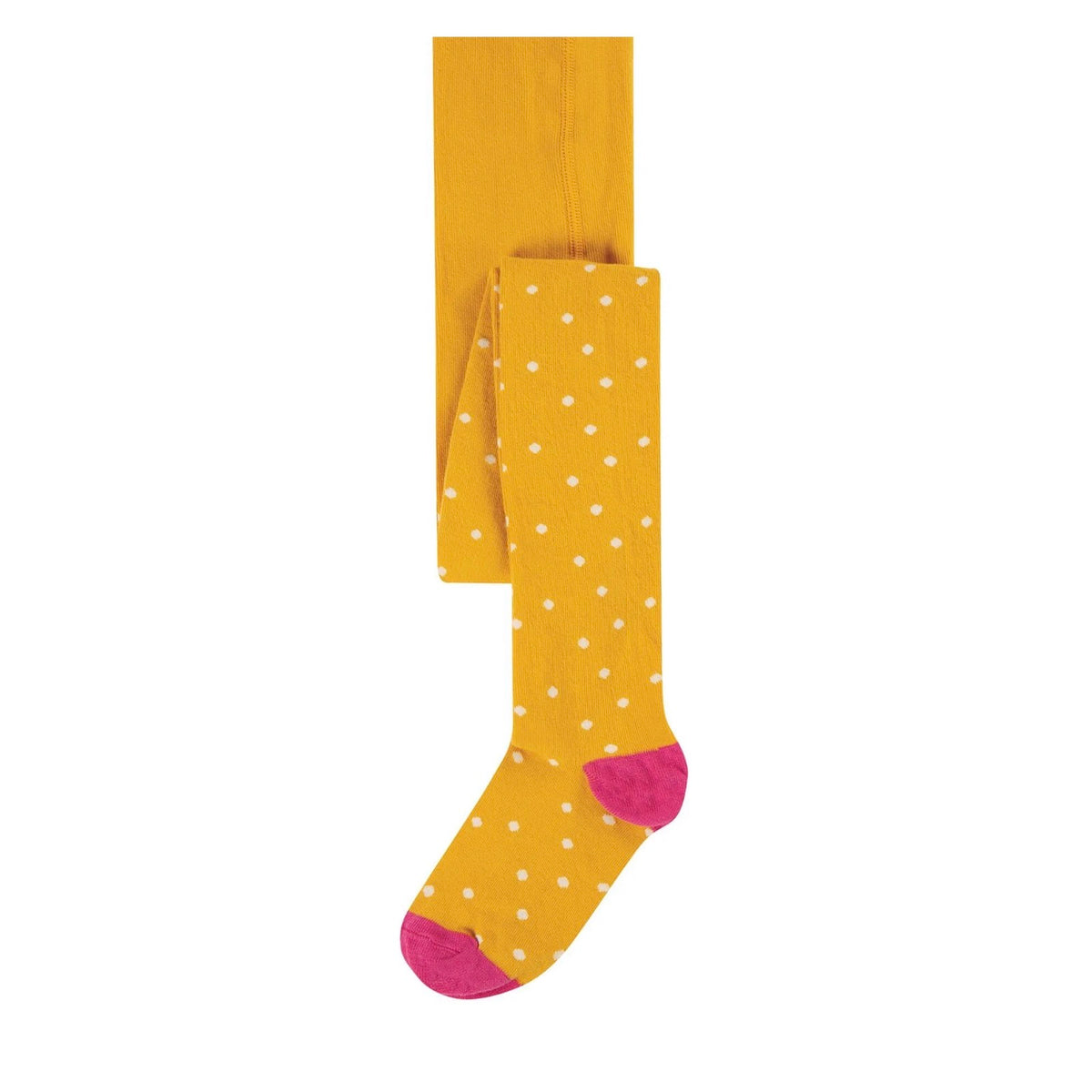 Frugi Bumble Bee Spot Tights Tia007bmb Clothing 2-4YRS / Yellow,4-6YRS / Yellow,6-8YRS / Yellow,8-10YRS / Yellow