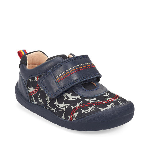 Startrite Jaws First Walker F Fit Shark Footwear UK3 INFANT / Navy,UK4 INFANT / Navy,UK5 INFANT / Navy,UK6 INFANT / Navy