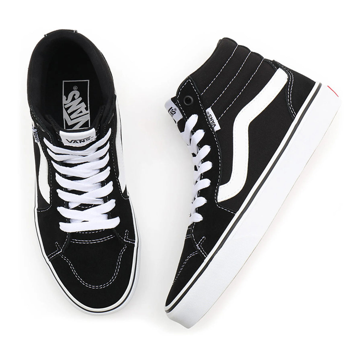 Vans Youth Filmore Hi Vn0a5hzdiju1 Black White Footwear UK1 EU32 / Black,UK2 EU33 / Black,UK3 EU35 / Black,UK4 EU36.5 / Black,UK5 EU38 / Black,UK6 EU39 / Black