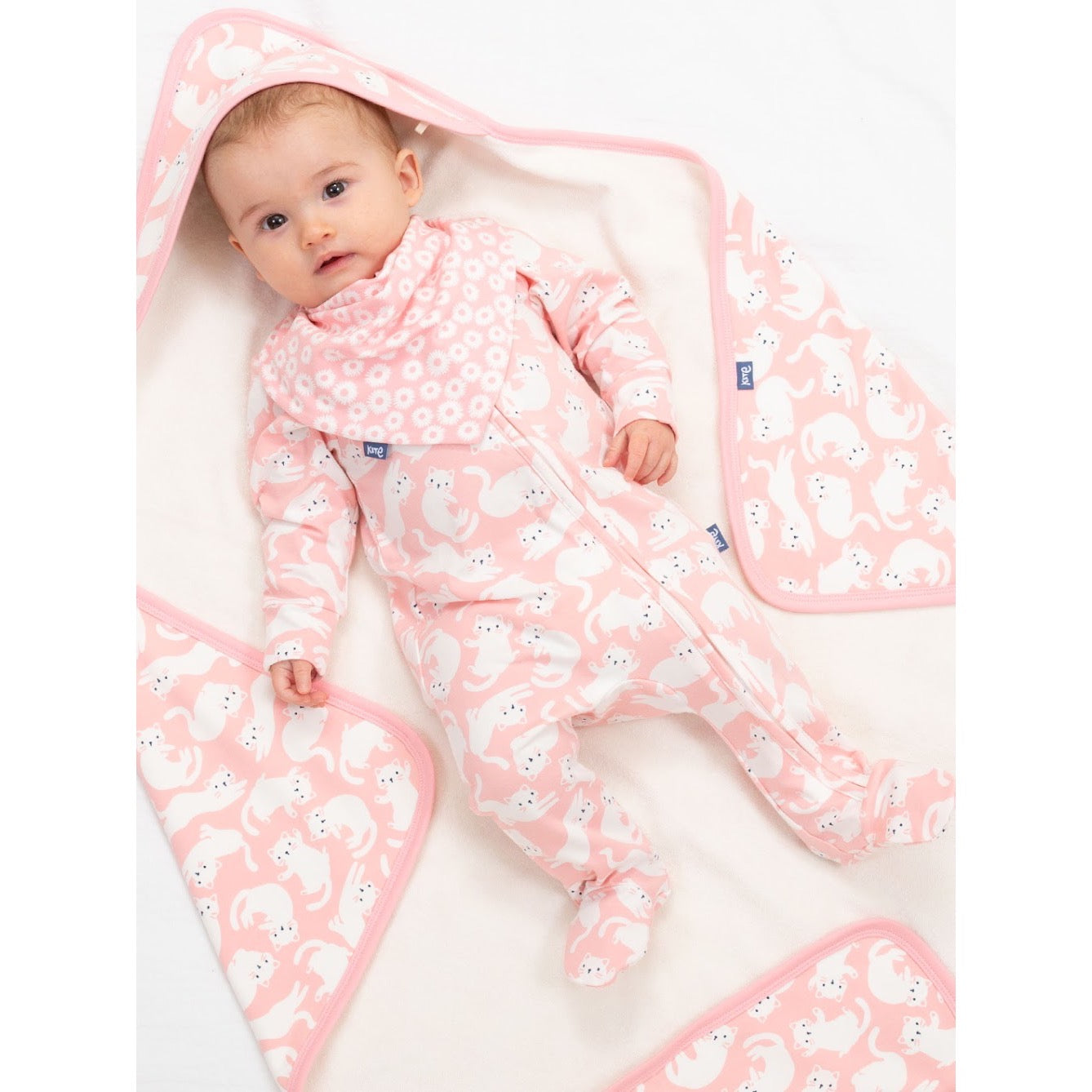 Kite Kitty Cat Sleepsuit 8102 Clothing NEWBORN / Pink,0-1M / Pink,0-3M / Pink,3-6M / Pink,6-9M / Pink