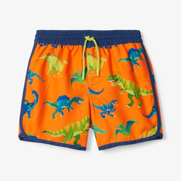 Hatley Dino Swim Shorts S23ddk1383 Clothing 3YRS / Orange,4YRS / Orange,5YRS / Orange,6YRS / Orange,7YRS / Orange,8YRS / Orange,10YRS / Orange