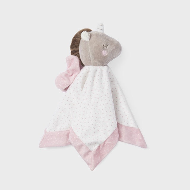 Mayoral Baby Comforter 19271 Pink Unicorn Accessories ONE SIZE / Pink
