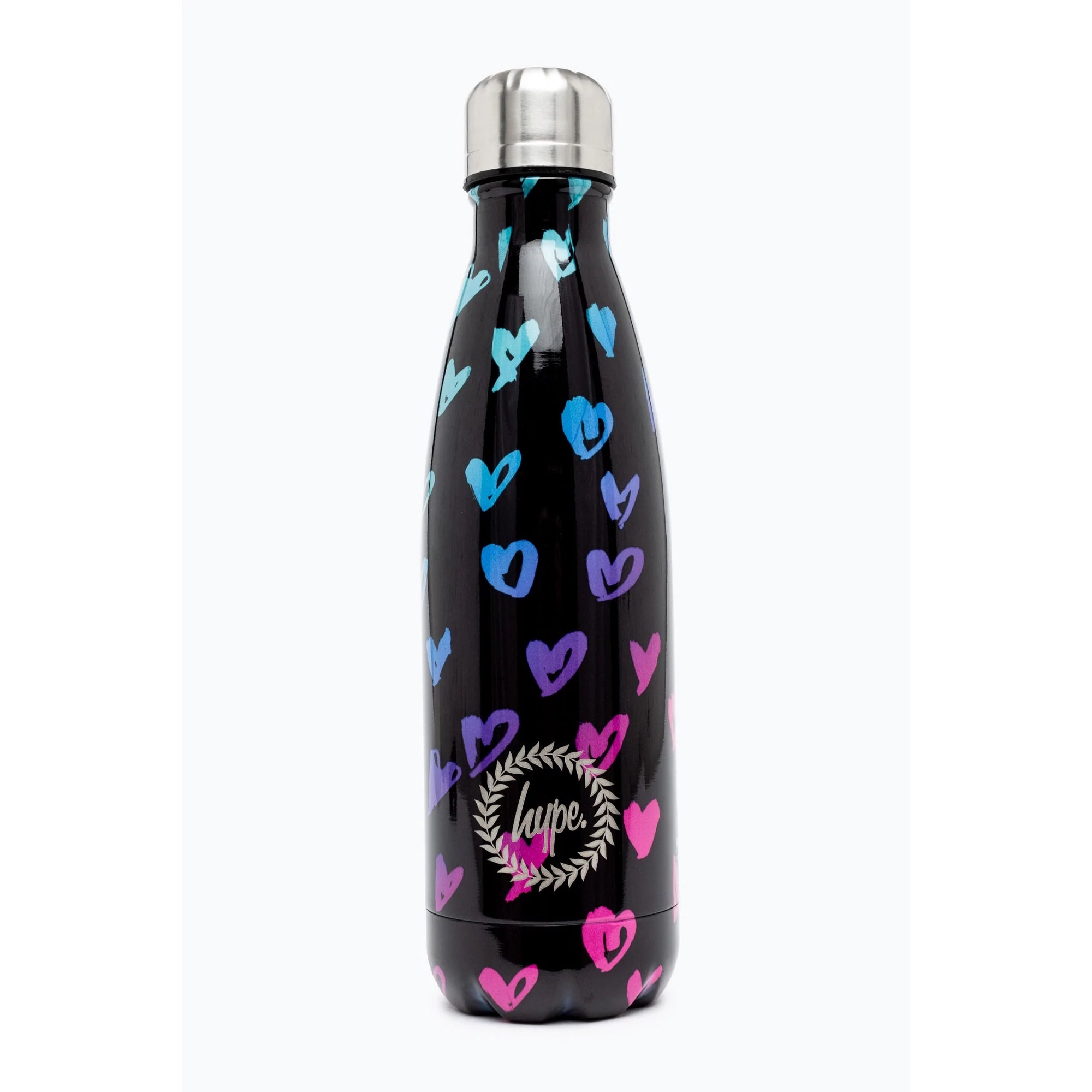 Hype Pink Scribble Heart Bottle Zumh -659 Accessories ONE SIZE / Pink