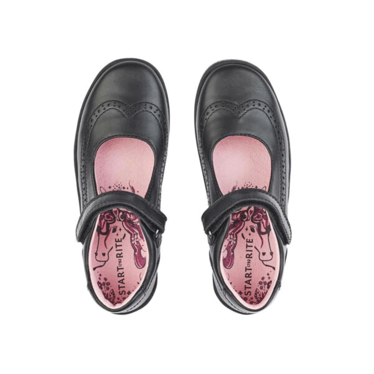 Startrite Spirit Leather School Shoe F Fit 2802 Footwear UK11.5 KIDS / Black,UK12.5 KIDS / Black,UK13.5 KIDS / Black,UK1.5 KIDS / Black,UK2 KIDS / Black,UK2.5 KIDS / Black
