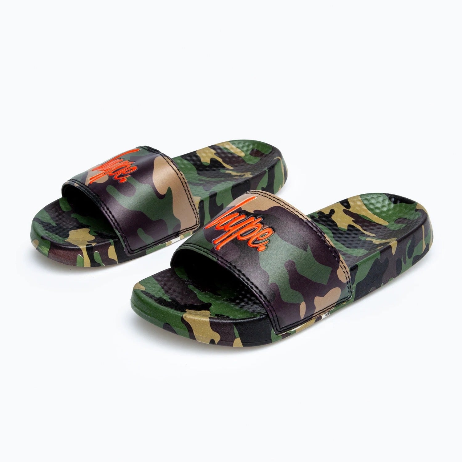 Hype Camo Sliders Zvlr-703 Footwear UK12 KIDS / Camo,UK13 KIDS / Camo,UK1 KIDS / Camo,UK2 KIDS / Camo,UK3 KIDS / Camo,UK4 ADULT / Camo