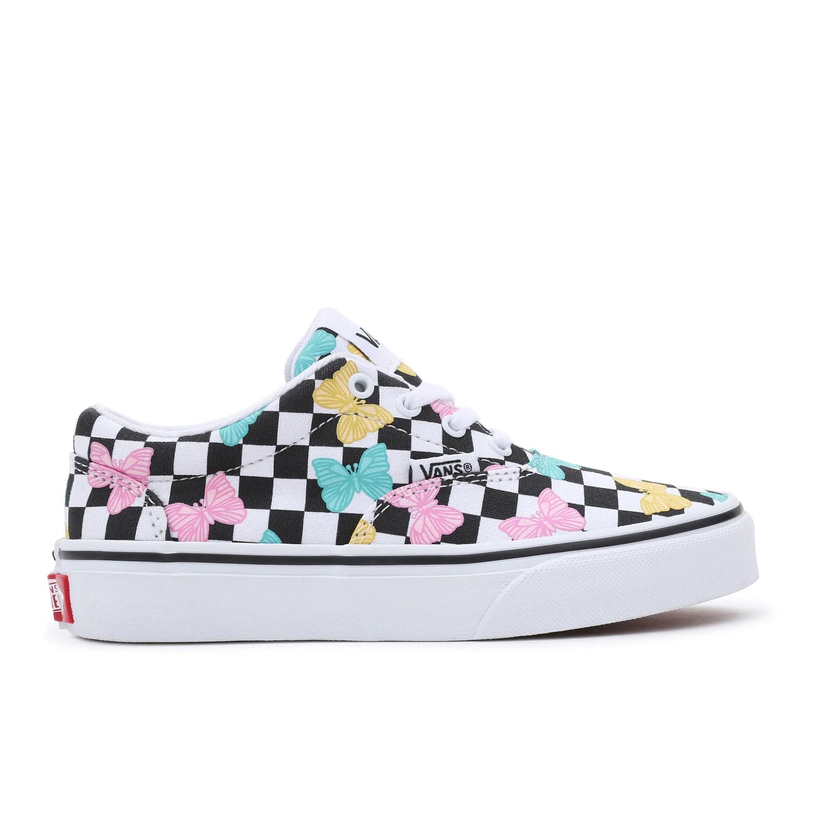Vans Girls Doheny Vn0a5jlsjbw1 Butterfly Checkerboard Footwear UK11 EU28 / Multi,UK12 EU30 / Multi,UK13 EU31 / Multi,UK1 EU32 / Multi,UK2 EU33 / Multi,UK3 EU35 / Multi,UK4 EU36.5 / Multi,UK5 EU38 / Multi