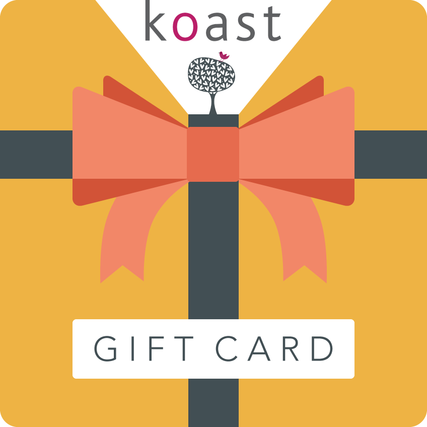 Koast Gift Card Gift Card £10.00,£25.00,£50.00,£100.00,£150.00,£200.00,£250.00,£500.00
